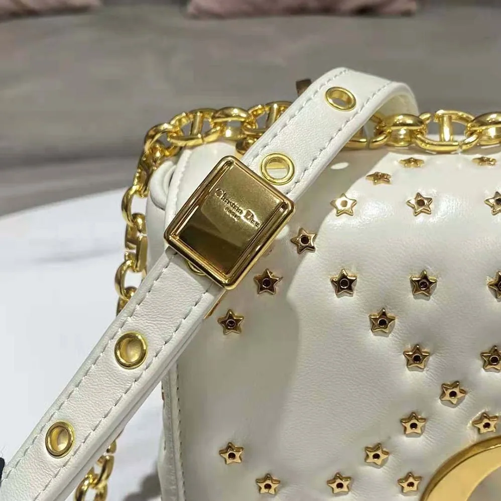Dior Small Dior Caro Bag Latte Lucky Star Cannage Lambskin for Women Dior Small Dior Caro Bag Latte Lucky Star Cannage Lambskin for Women