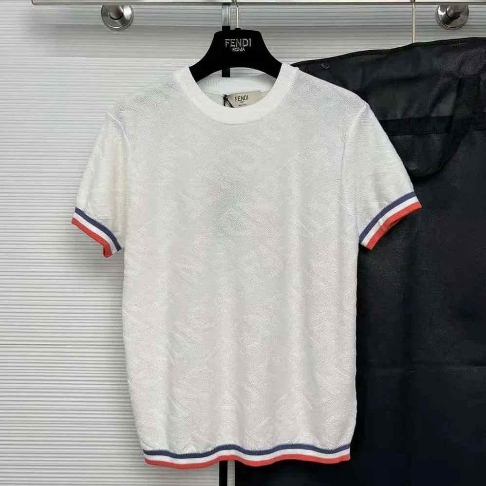Fendi Sweater White Viscose Jumper for Women