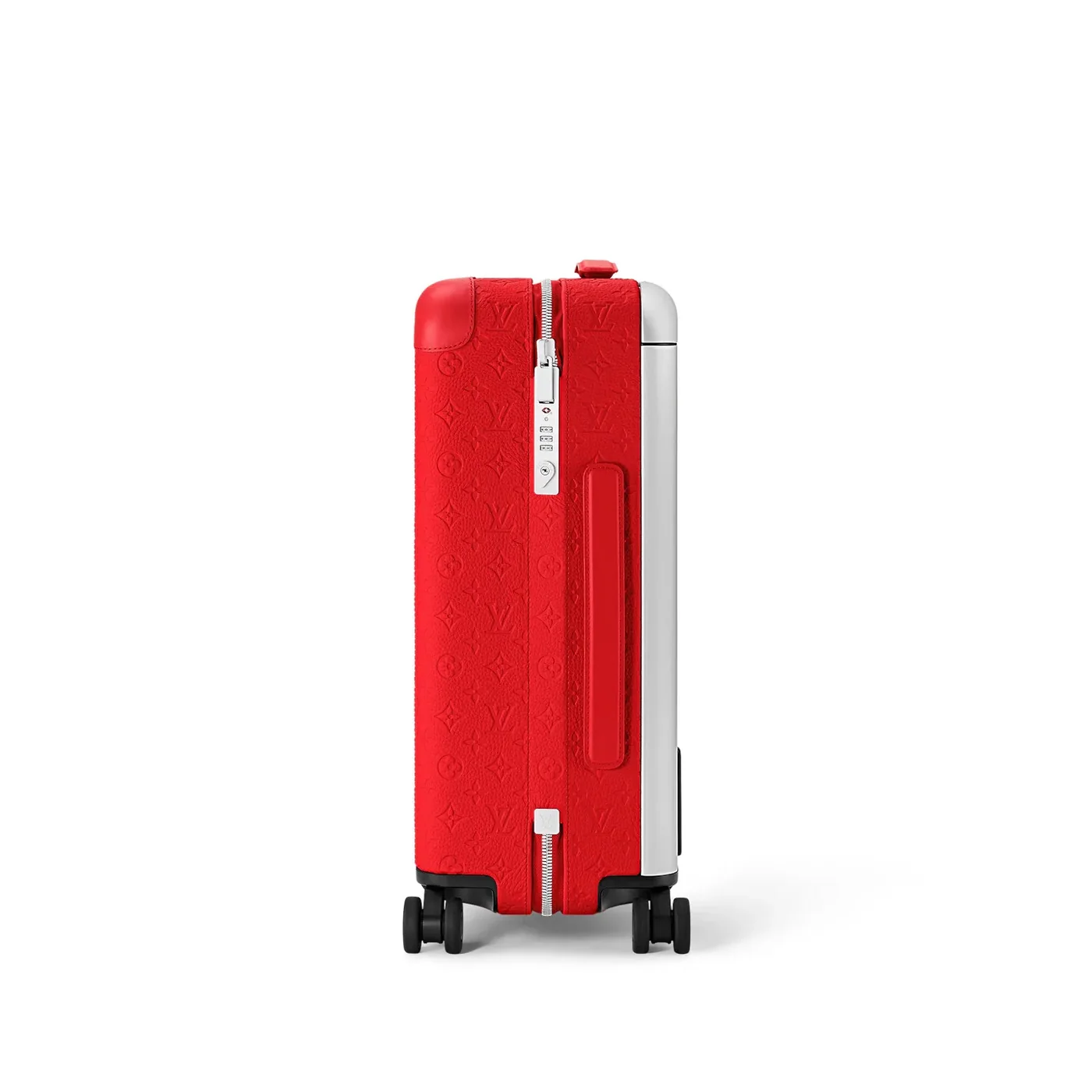 Louis Vuitton Horizon 55 Suitcase in Red Silver Hardware Louis Vuitton Horizon 55 Suitcase in Red Silver Hardware
