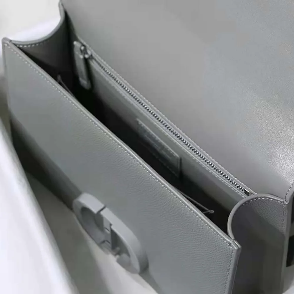 Dior 30 Montaigne Bag Ultramatte Grained Calfskin for Women in Silver Dior 30 Montaigne Bag Ultramatte Grained Calfskin for Women in Silver