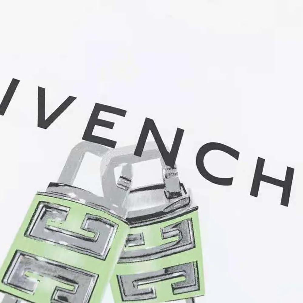Givenchy Givenchy 4g Lock Slim Fit T-shirt for Women in White