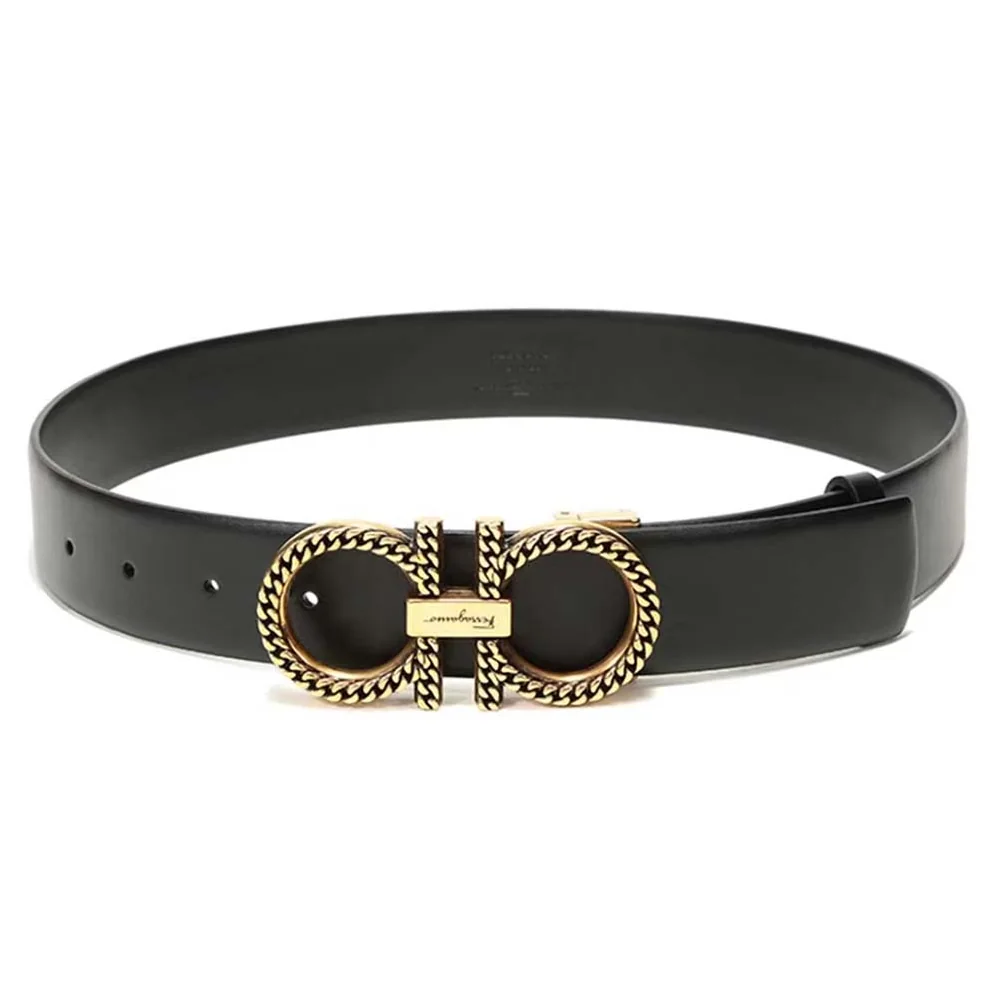 Salvatore Ferragamo Adjustable Gancini Belt for Unisex Salvatore Ferragamo Adjustable Gancini Belt for Unisex