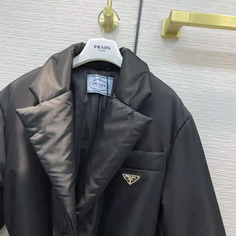 Prada Re-Nylon Down Coat Goose Down Padding for Women Prada Re-Nylon Down Coat Goose Down Padding for Women