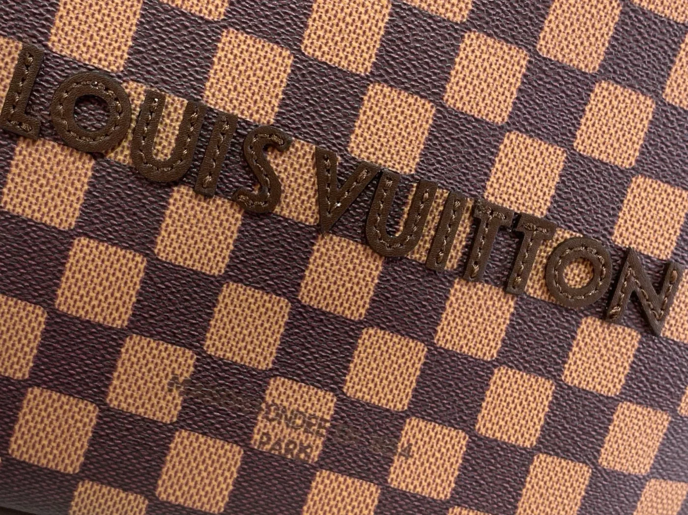 Louis Vuitton Mini Shopper Tote Damier Bag Brown /