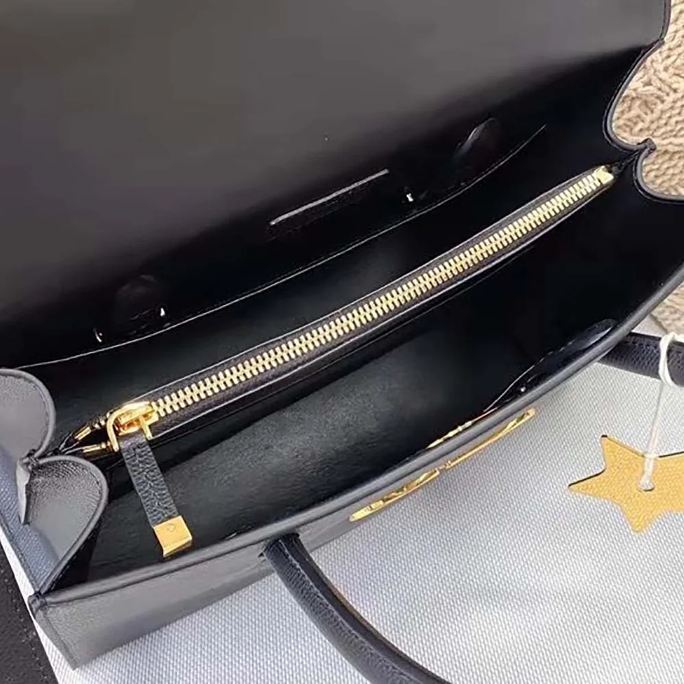Dior Large ST Honore Tote Black Grained Calfskin for Women Dior Large ST Honore Tote Black Grained Calfskin for Women