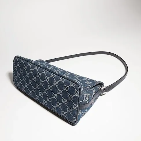 Gucci Madison Medium Shoulder Bag in Dark Blue Palladium Hardware