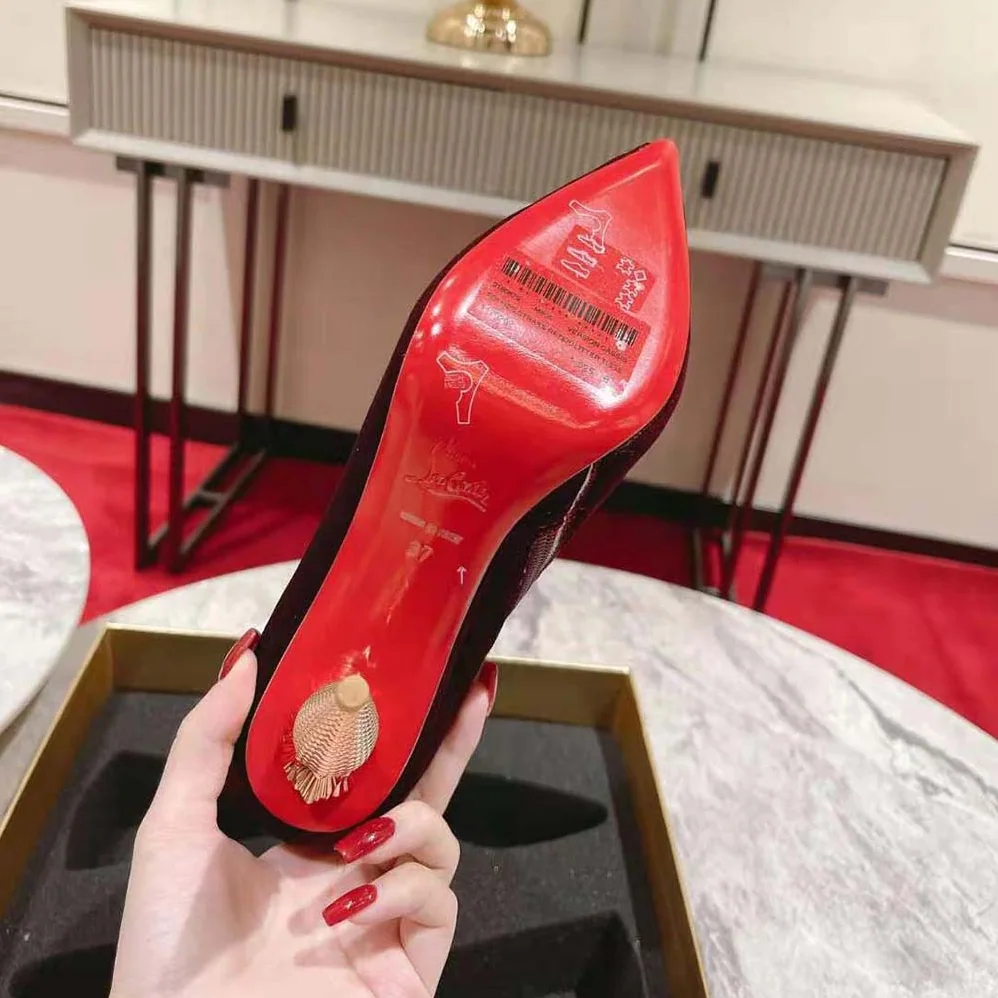 Christian Louboutin Lipbooty 100 mm Heel Height for Women in Red