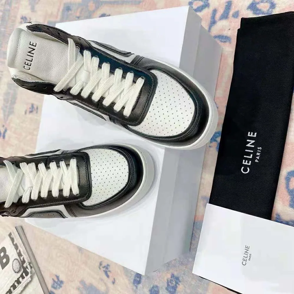 Celine Z Trainer CT-01 High Top Sneaker in Calfskin for Women in Black
