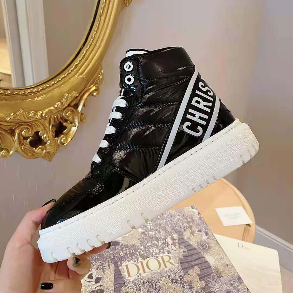 Dior D-Player Sneaker Black Quilted Nylon for Unisex