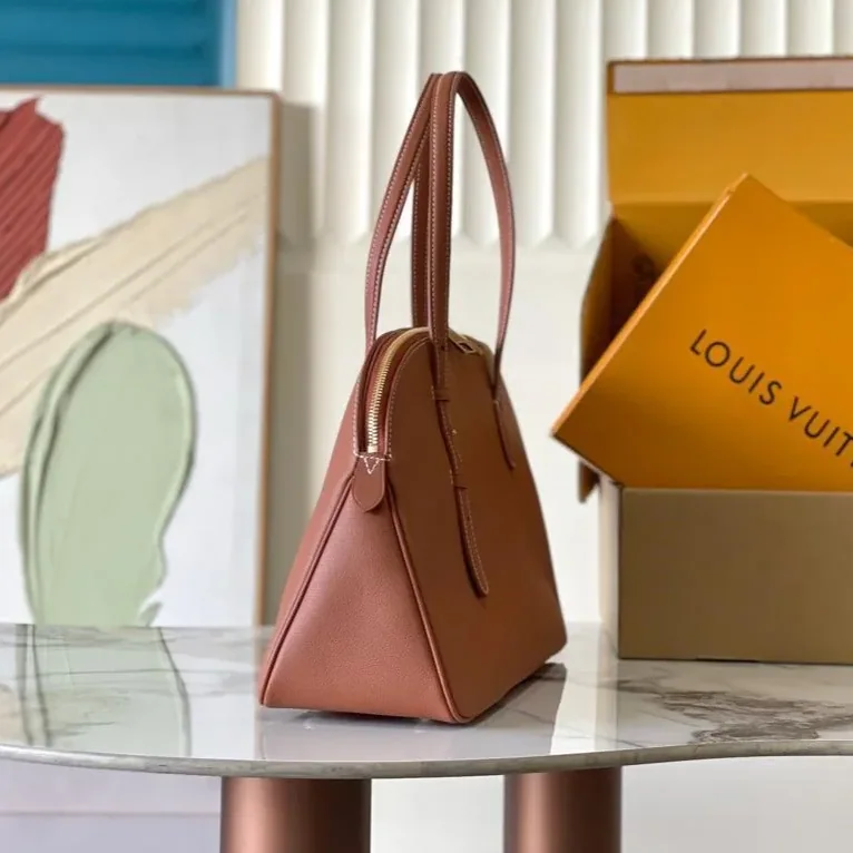 Louis Vuitton Low Key Duffle Tote Cognac /