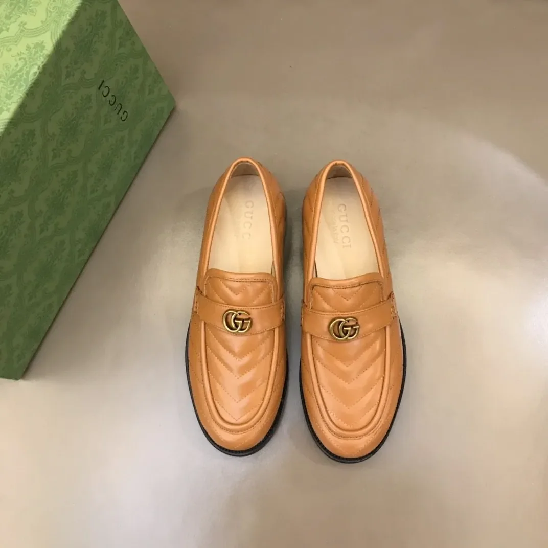 Gucci Loafer With Interlocking G Light Brown Gucci Loafer With Interlocking G Light Brown