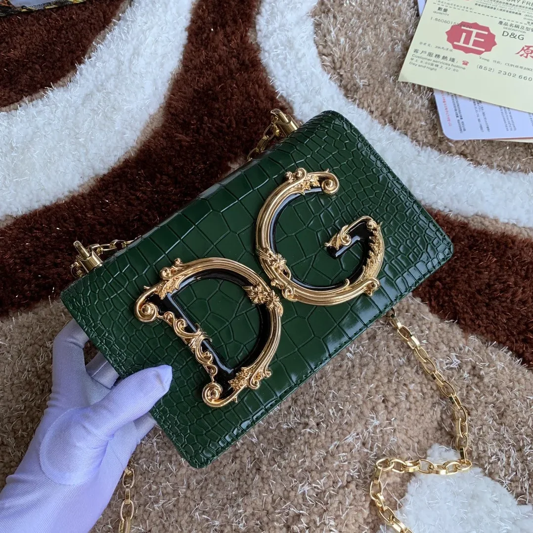 Dolce & Gabbana DG Girls Cross Body Bag Dark Green / Dolce & Gabbana DG Girls Cross Body Bag Dark Green /