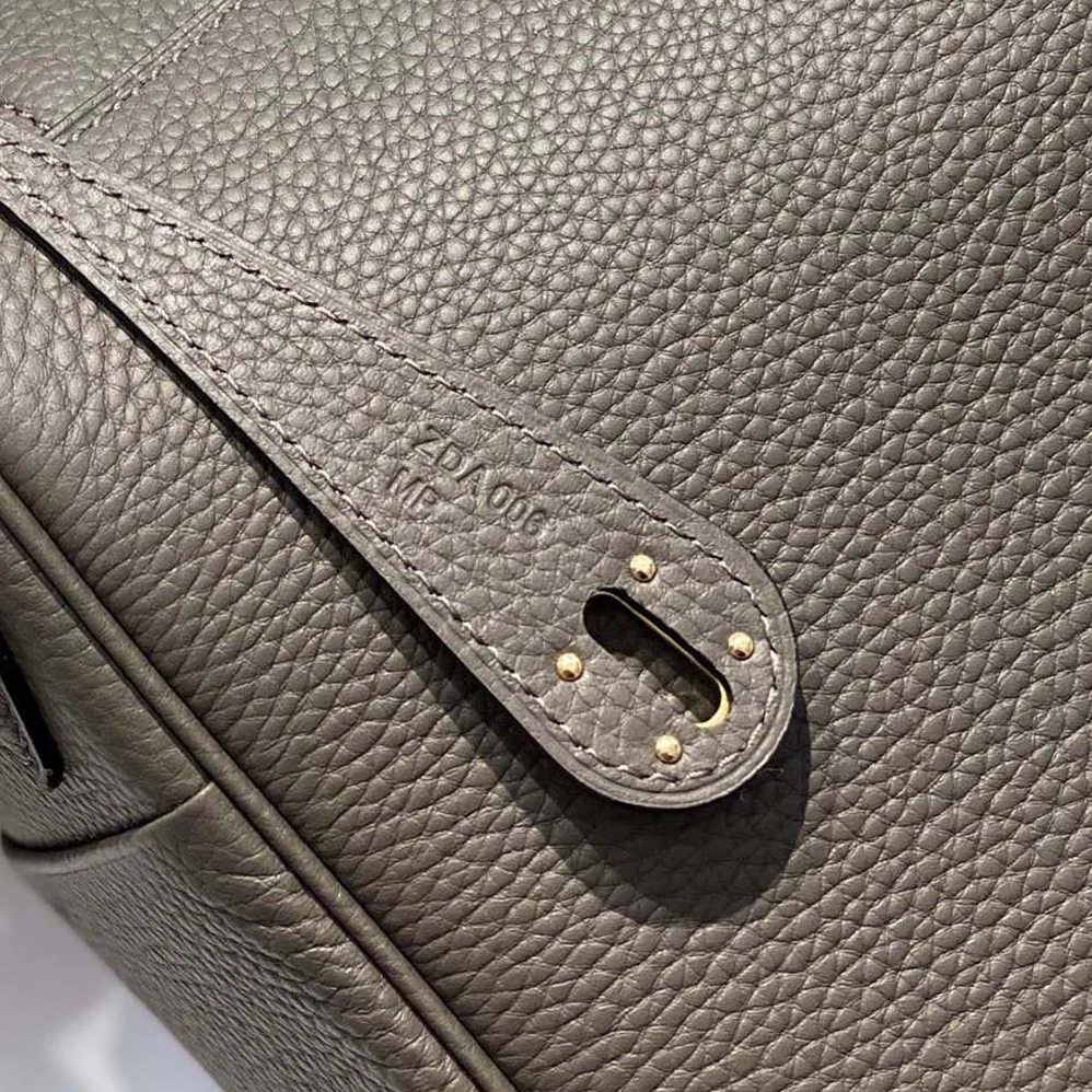 Hermes Lindy 26 in Clemence Leather for Women in Gray/Gold Hermes Lindy 26 in Clemence Leather for Women in Gray/Gold