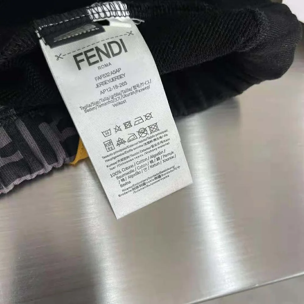 Fendi Black Jersey Sweatshirt-FAF681AN67F1KRX for Men