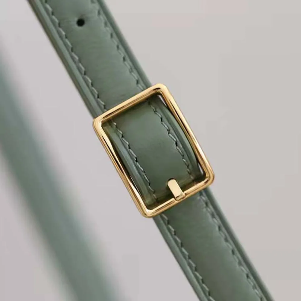 Loewe Goya Bag in Silk Calfskin for Women in Green