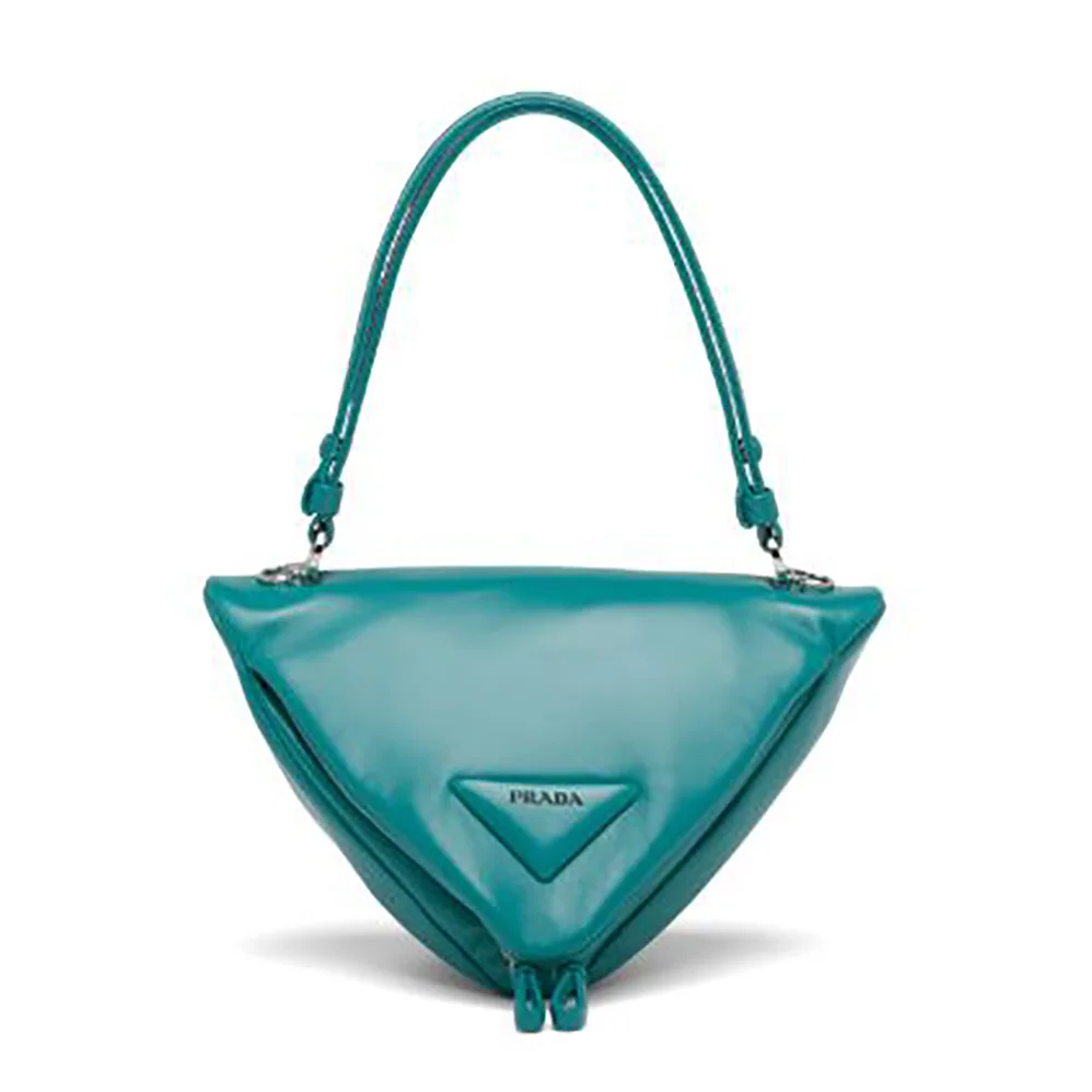 Prada Padded Nappa Leather Handbag for Women in Lime Prada Padded Nappa Leather Handbag for Women in Lime
