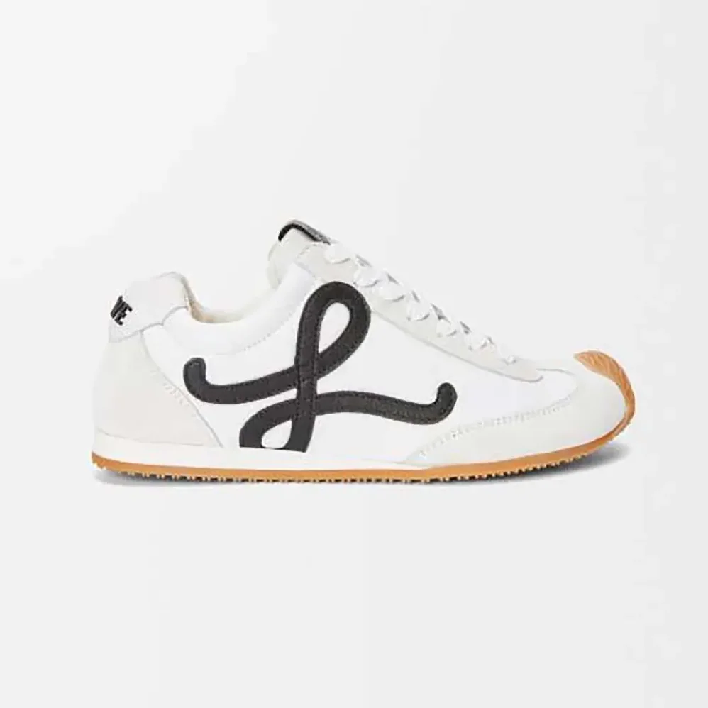 Loewe Ballet Runner 2.0 in Nylon and Calfskin for Unisex in White Loewe Ballet Runner 2.0 in Nylon and Calfskin for Unisex in White