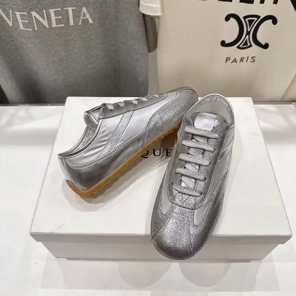 Alexander Mcqueen Boxe Sneaker in Silver for Unisex