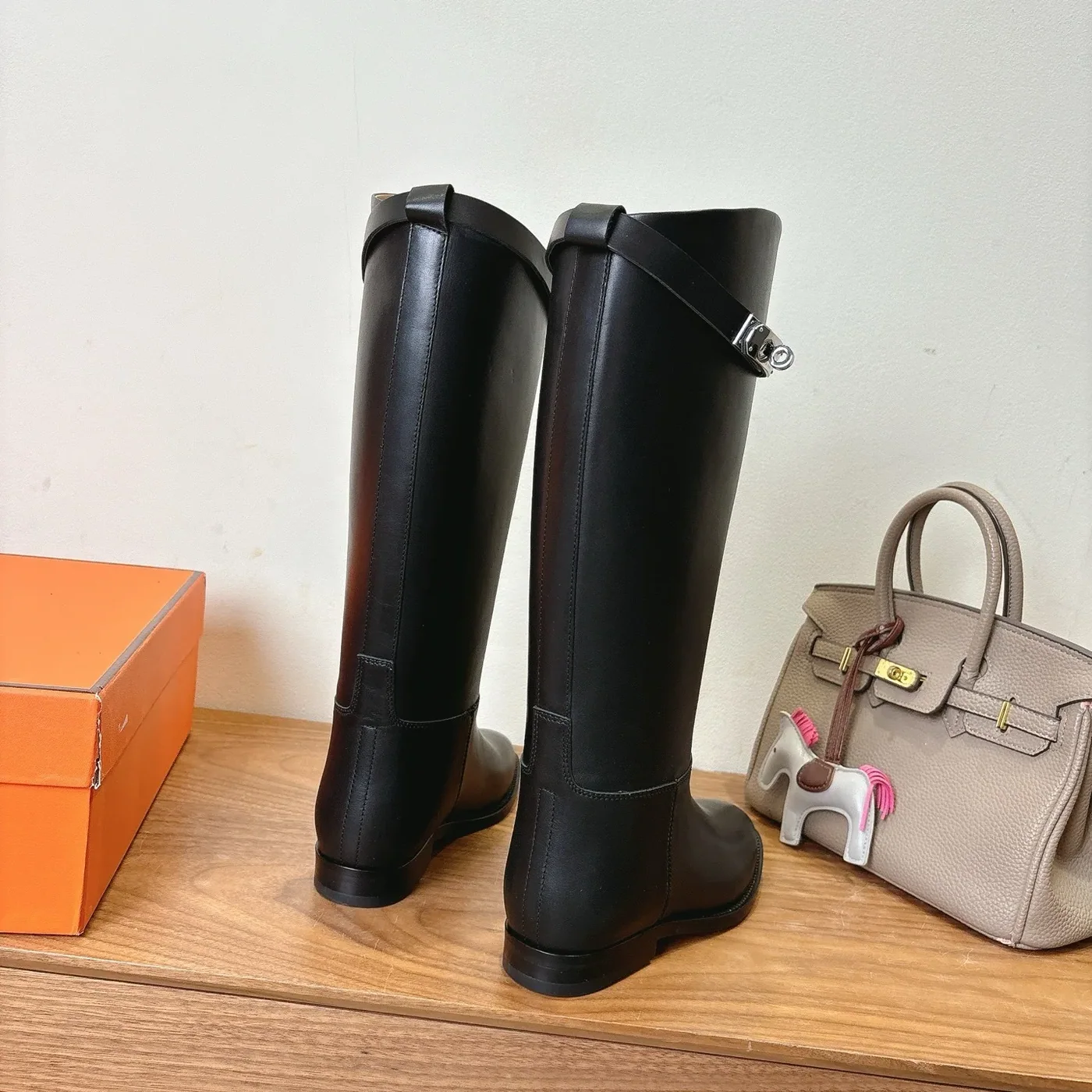 Hermes Jumping Boots Black