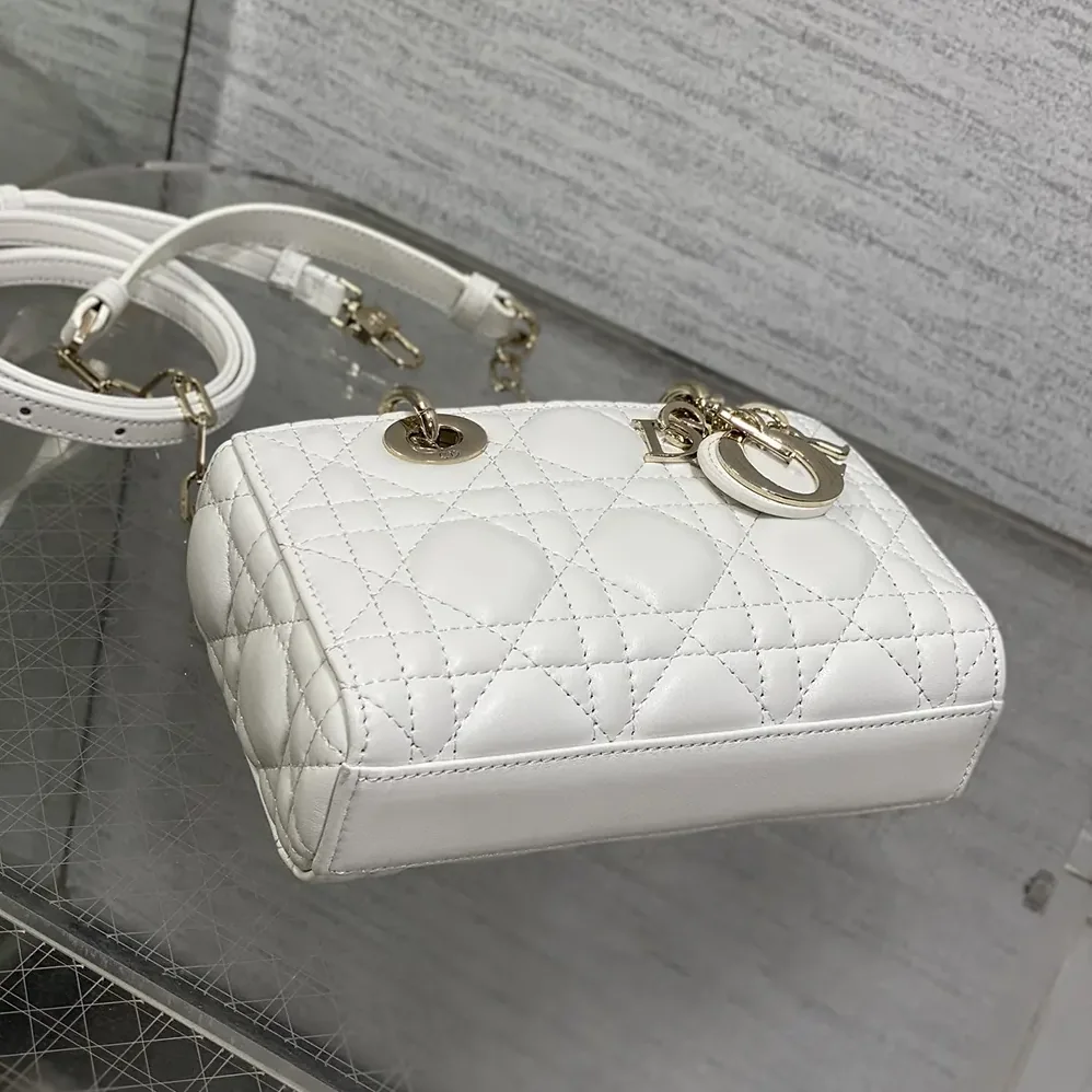 Dior Lady D-Joy Micro Bag Latte Cannage Lambskin for Women
