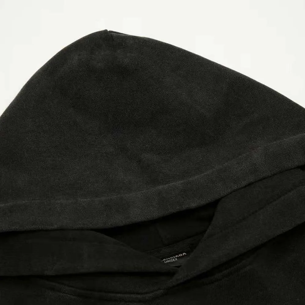 Balenciaga 3B Sports Icon Hoodie Oversized in Black for Women