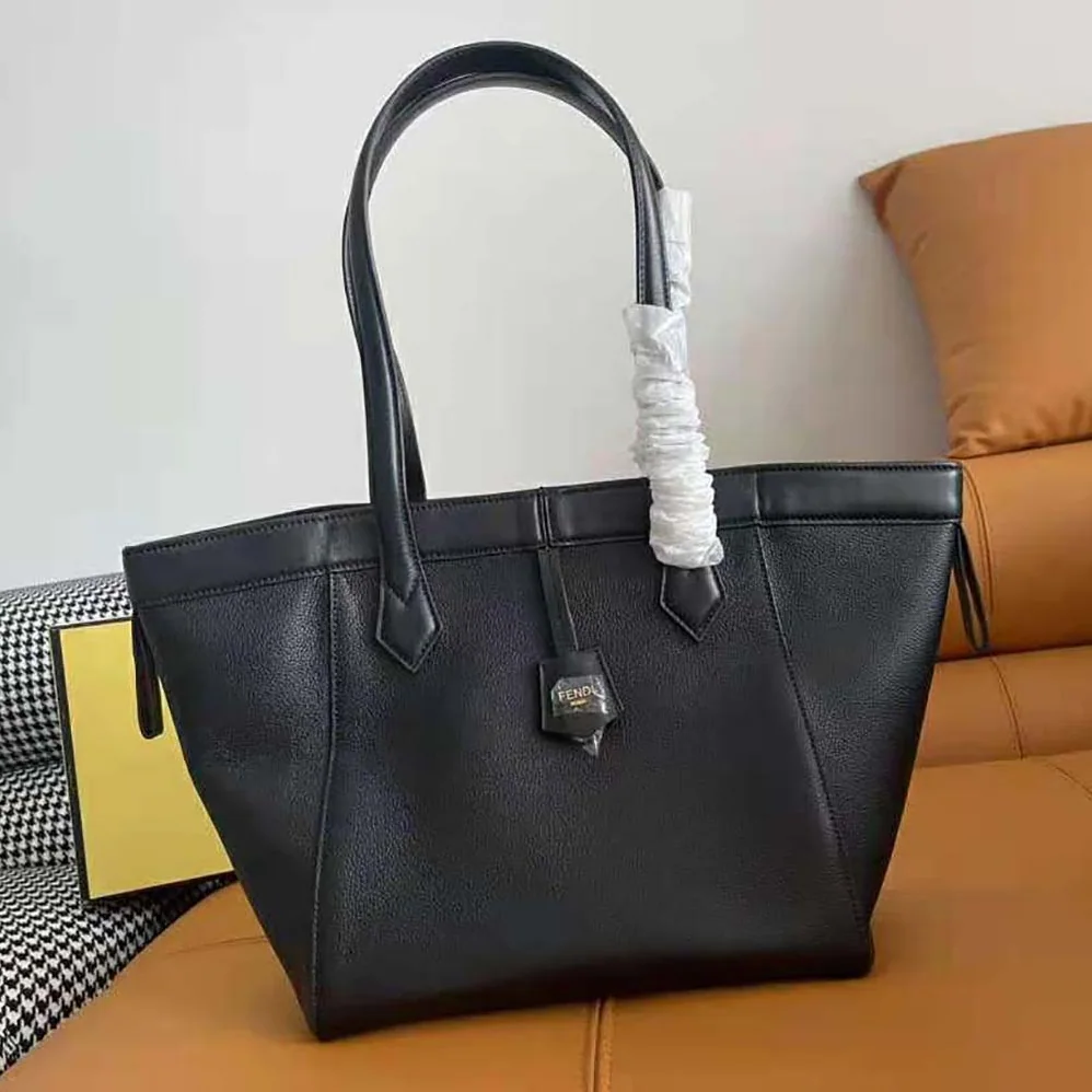 Fendi Origami Medium Black Leather Bag That Can be Transformed for Women Fendi Origami Medium Black Leather Bag That Can be Transformed for Women