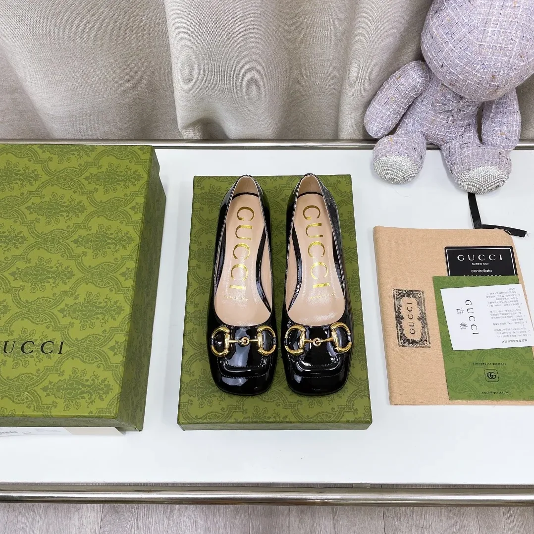Gucci Ballet Flat With Horsebit Red for Women