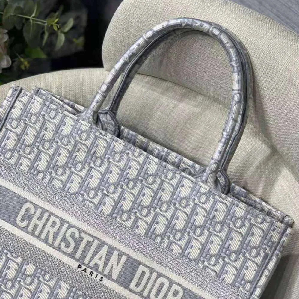 Dior Small Dior Bbook Tote for Women in Silver
