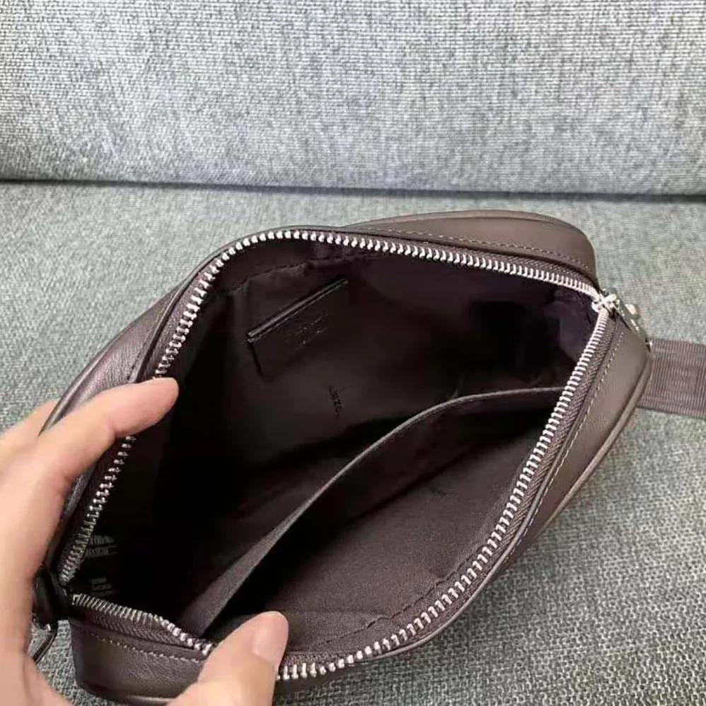 Fendi Camera Case Brown FF Fabric Bag for Men