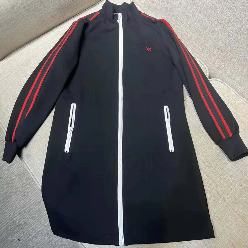 Celine Athletic Dress in Double Face Jersey for Women in Black
