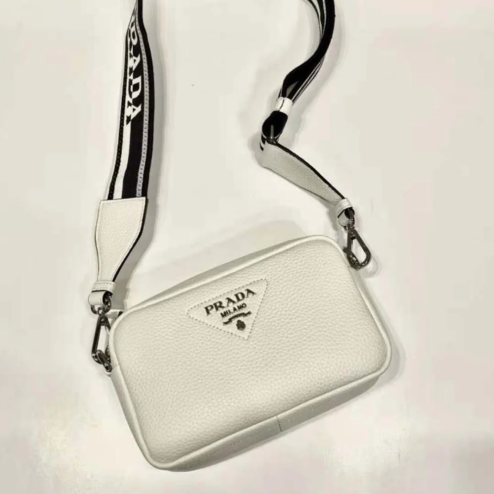 Prada Small Leather Bag for Women in White