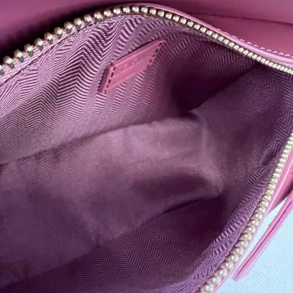 Loewe Mini Puzzle Bag in Satin Calfskin for Women in Pink Loewe Mini Puzzle Bag in Satin Calfskin for Women in Pink