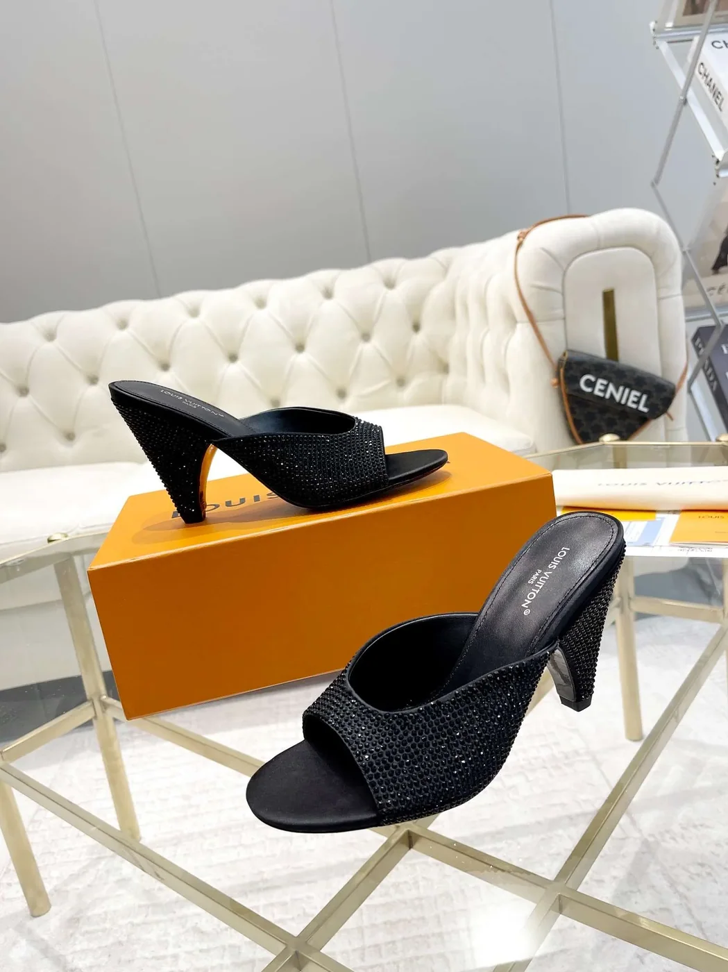 Louis Vuitton Super Mule Black