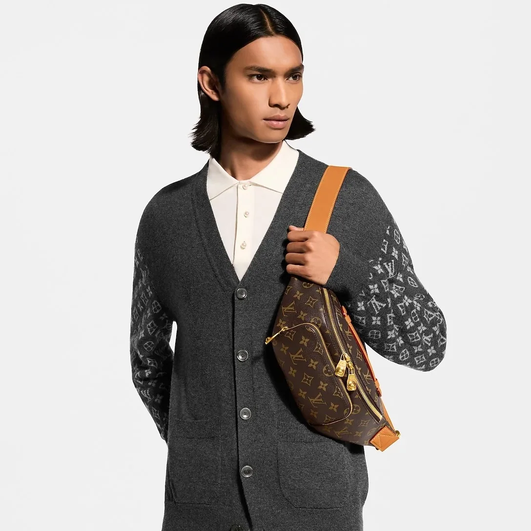 Louis Vuitton Rush Bumbag in Brown Monogram Gold Hardware