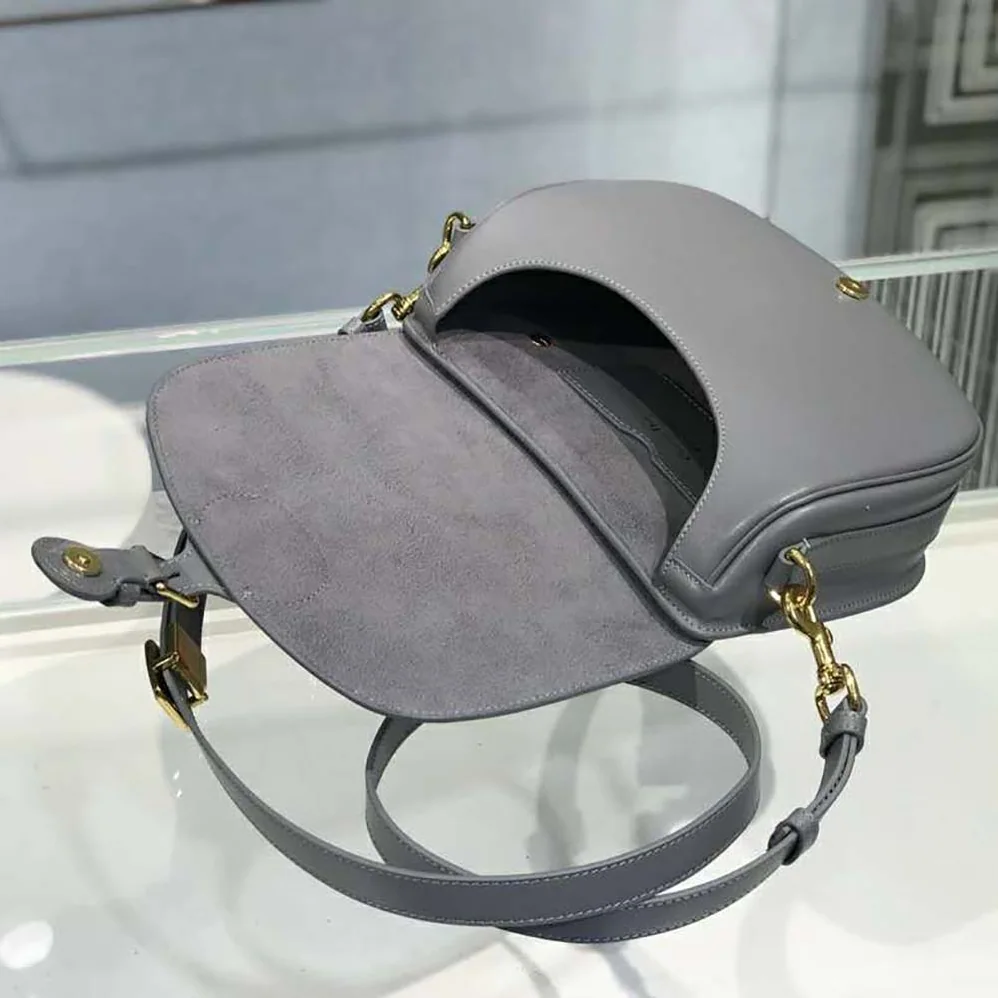 Dior Small Dior Bobby Bag Gray Box Calfskin for Women Dior Small Dior Bobby Bag Gray Box Calfskin for Women