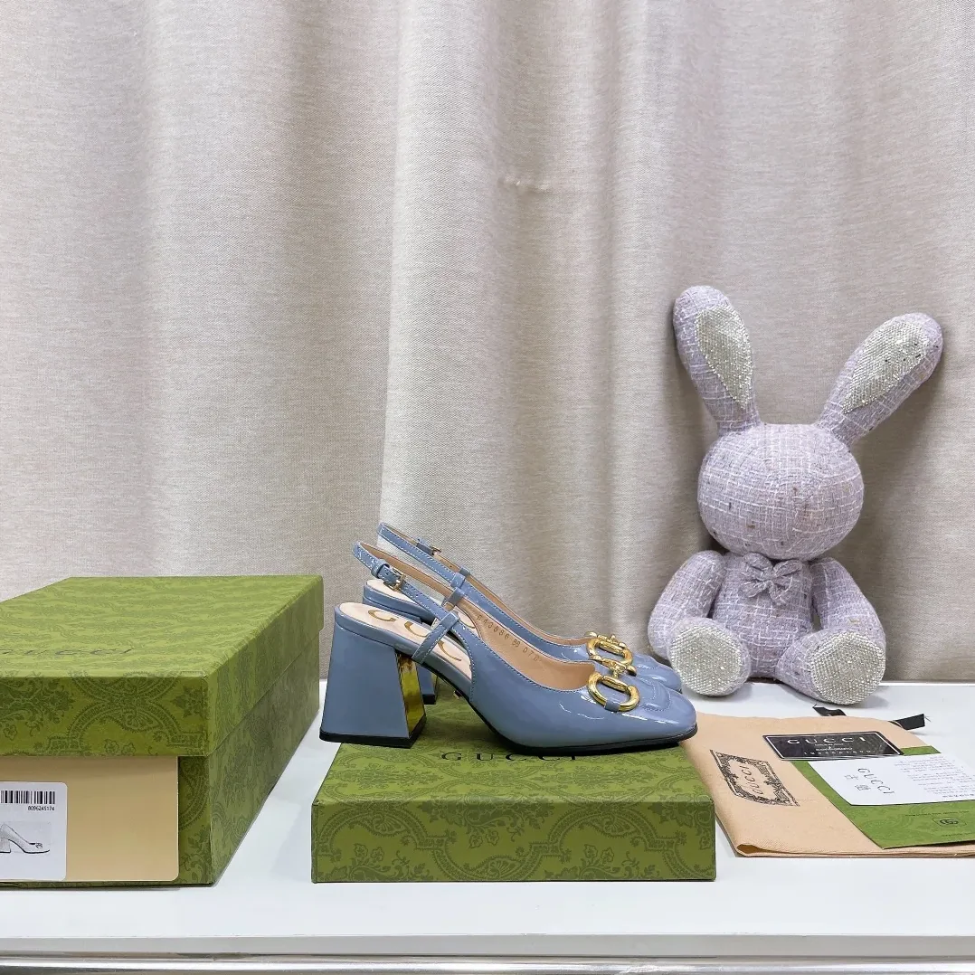 Gucci Mid-Heel Slingback With Horsebit Jade Green for Women