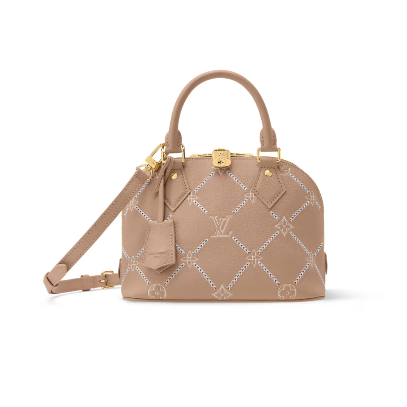 Louis Vuitton Alma BB Top Handle Bag in Hazelnut Couture Gold Hardware