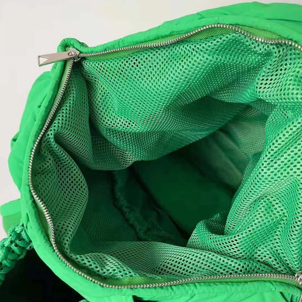 Bottega Veneta Padded Tech Cassette Backpack for Men in Green