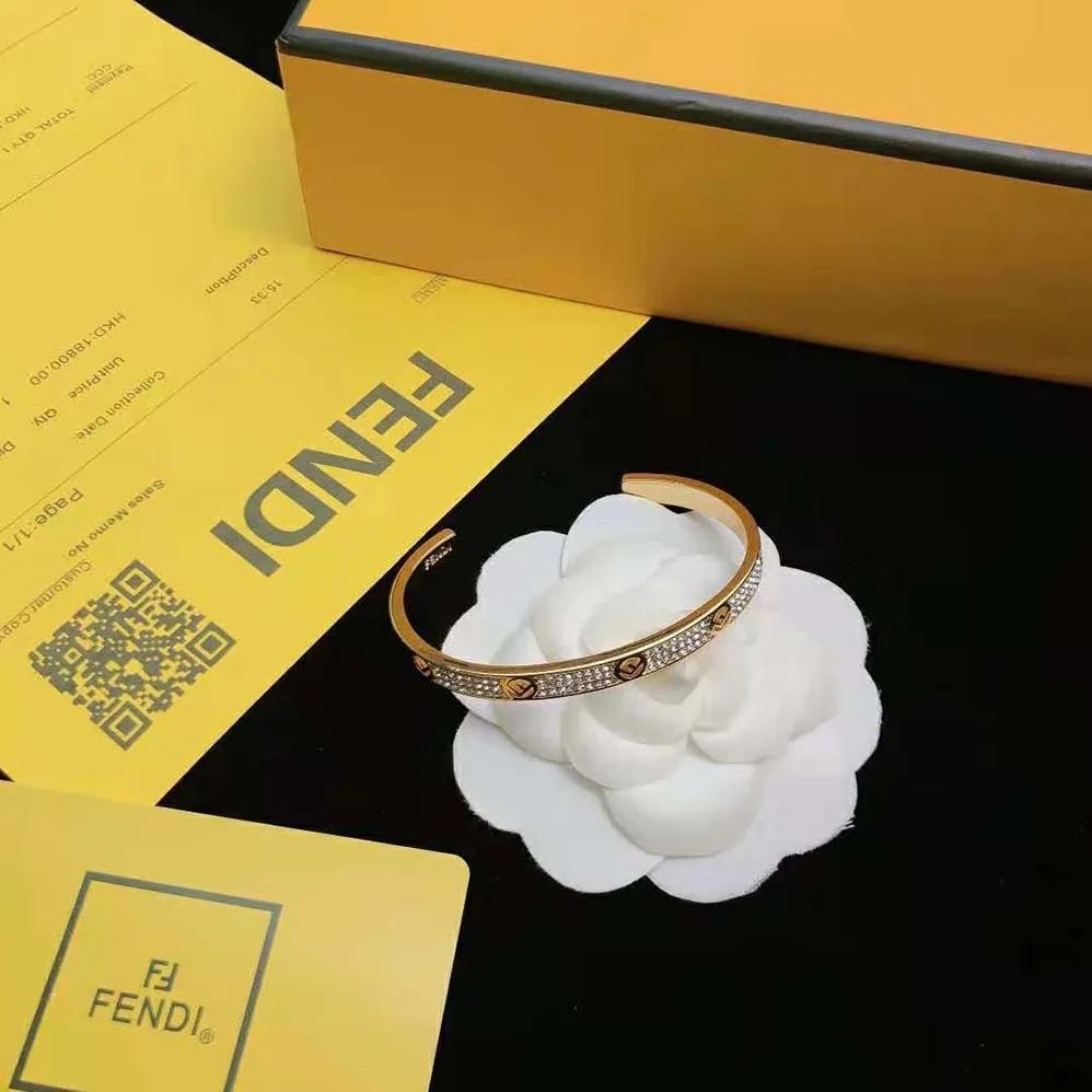 Fendi F Is Fendi Bracelet Gold for Women in colored Fendi F Is Fendi Bracelet Gold for Women in colored