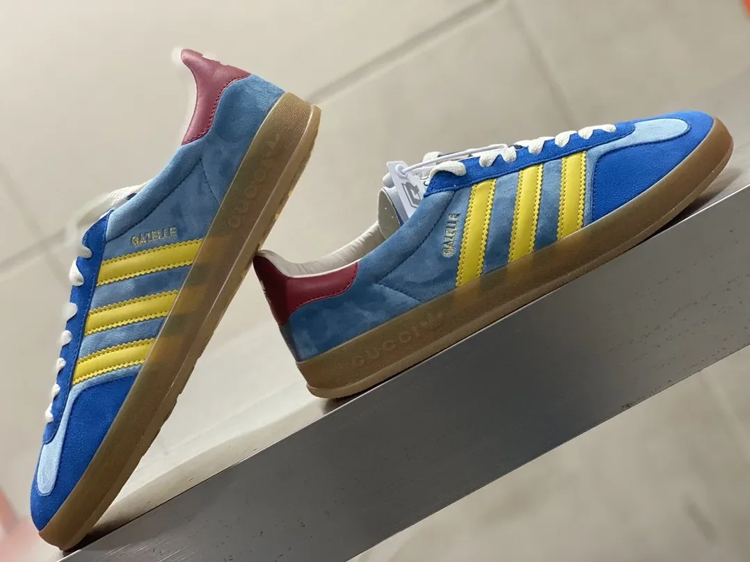 Gucci x Adidas Gazelle Sneaker Light Blue for Men