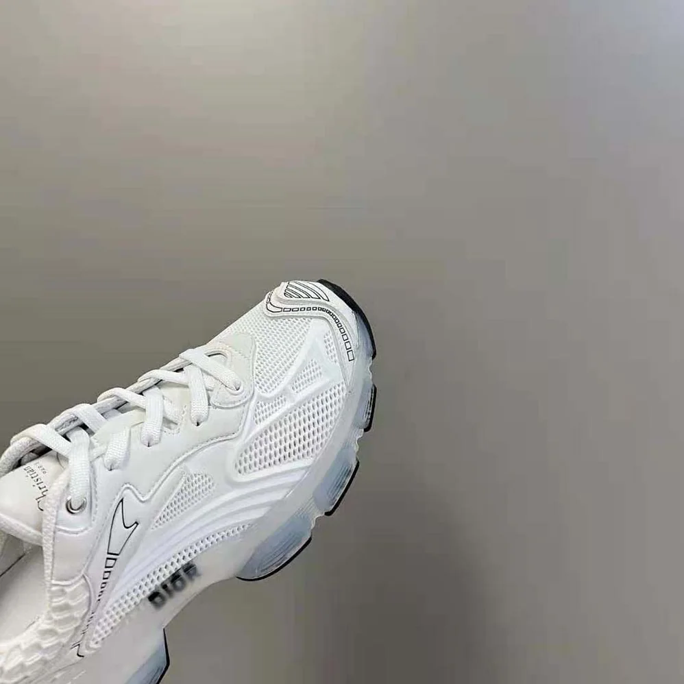 Dior Vibe Sneaker White Technical Fabric Mesh and Rubber for Women Dior Vibe Sneaker White Technical Fabric Mesh and Rubber for Women