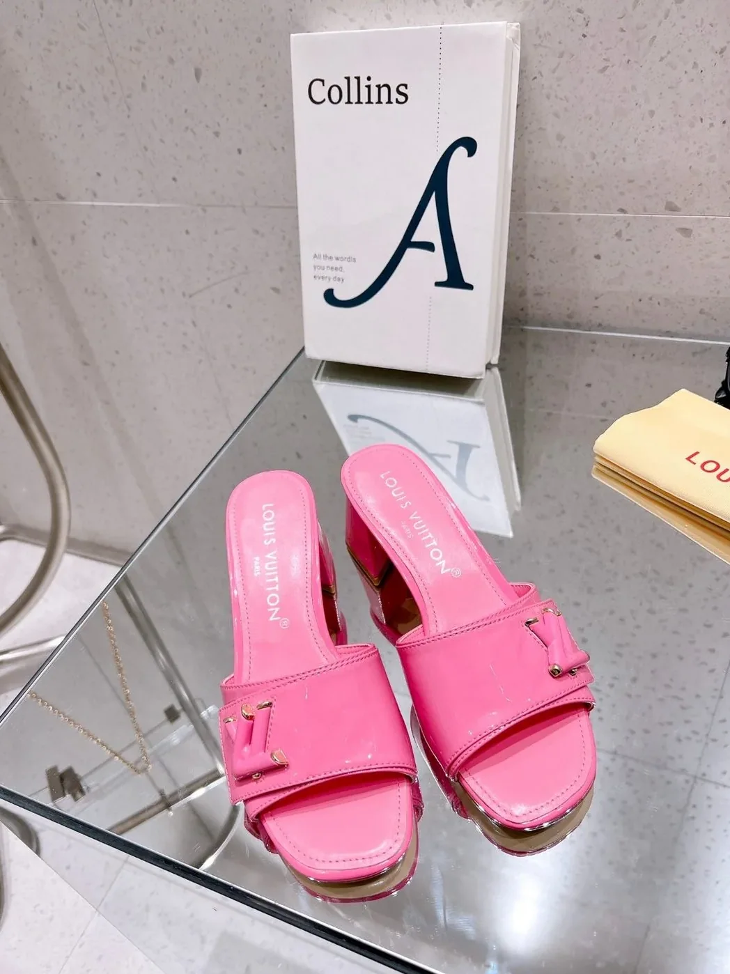 Louis Vuitton Shake Mule Pink