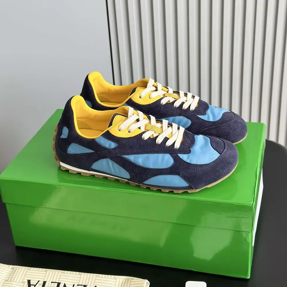 Bottega Veneta Orbit Flash Sneaker for Unisex in Blue Bottega Veneta Orbit Flash Sneaker for Unisex in Blue