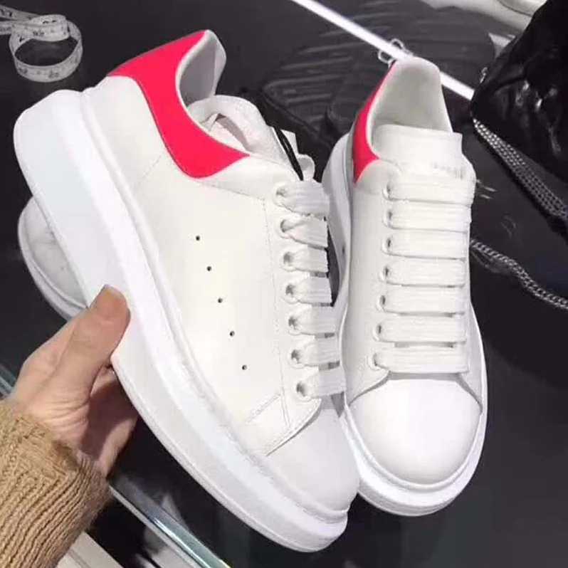 Alexander McQueen Oversized Sneaker Shoes for Women in Rose Alexander McQueen Oversized Sneaker Shoes for Women in Rose