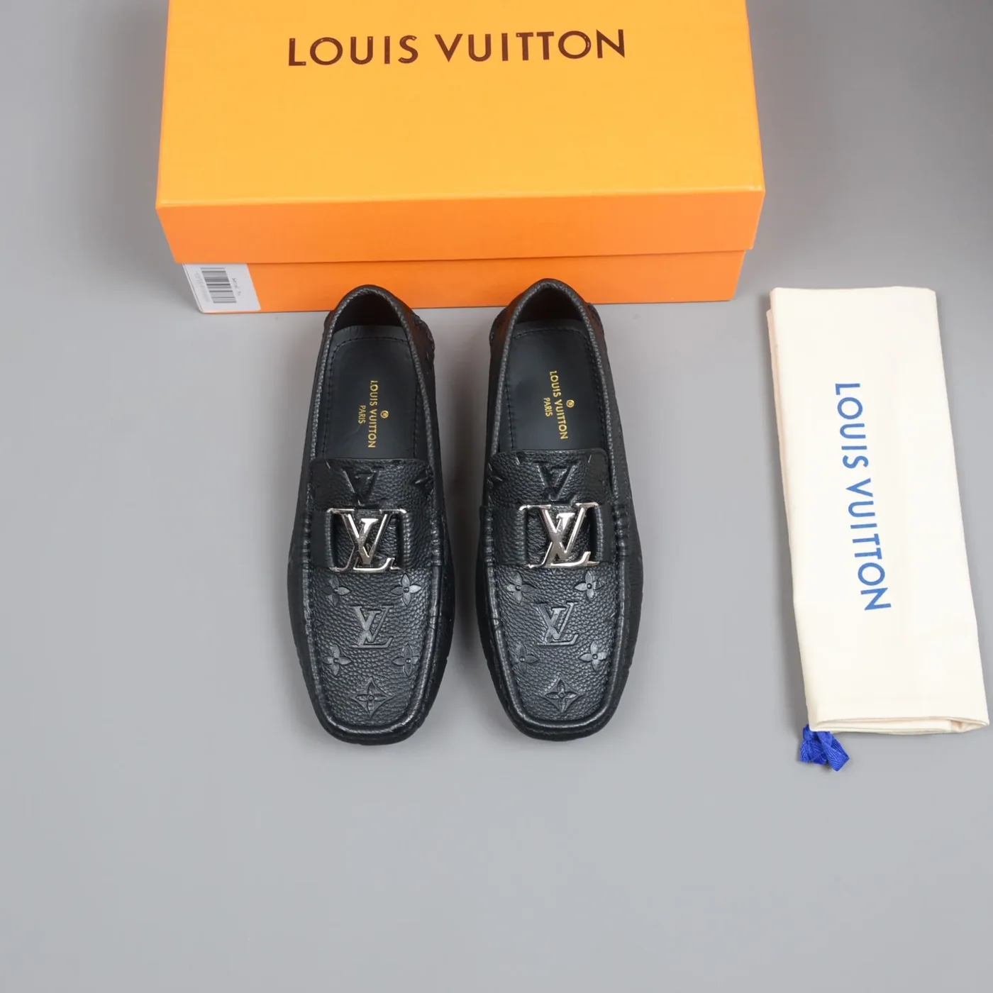 Louis Vuitton Monte Carlo Mocassin Black LV 1A9F9Q Louis Vuitton Monte Carlo Mocassin Black LV 1A9F9Q