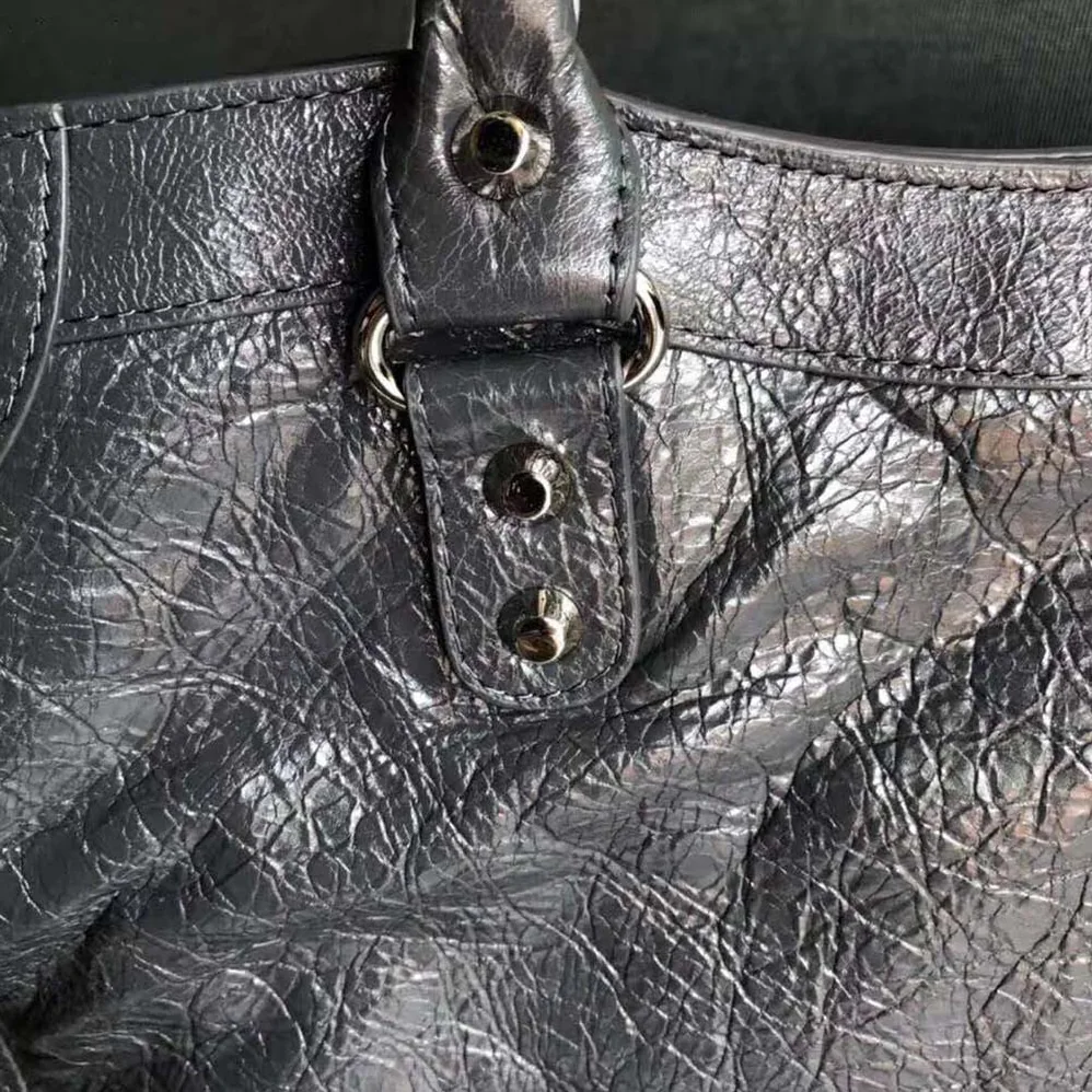 Balenciaga Classic Silver City Medium Size Lambskin Bag for Women Balenciaga Classic Silver City Medium Size Lambskin Bag for Women