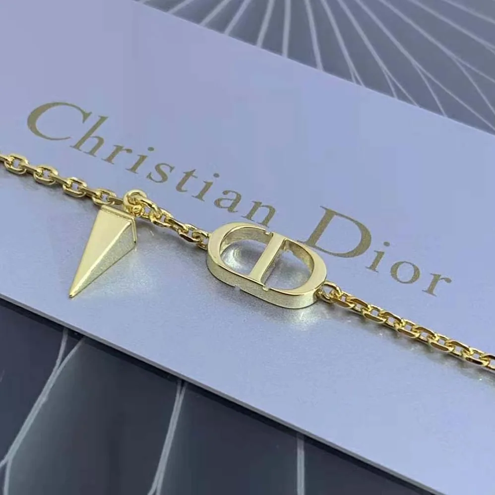 Dior Petit CD Bracelet Gold for Women in Finish Metal