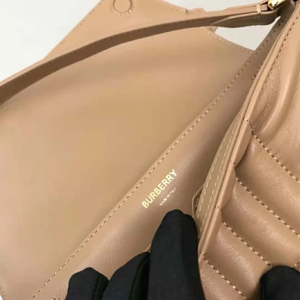 Burberry Quilted Leather Catherine Shoulder Bag for Women in Sandy Burberry Quilted Leather Catherine Shoulder Bag for Women in Sandy