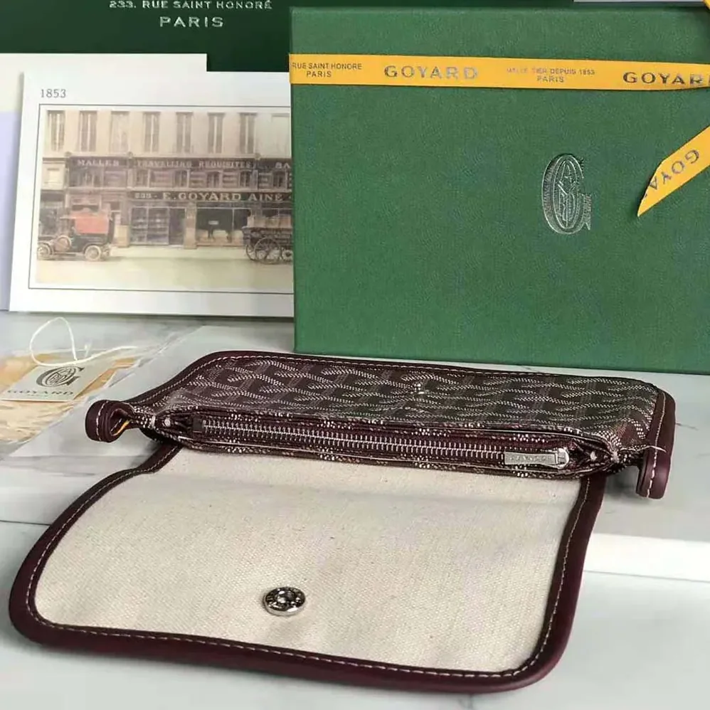 Goyard Plumet Pocket Wallet for Women in Maroon Goyard Plumet Pocket Wallet for Women in Maroon