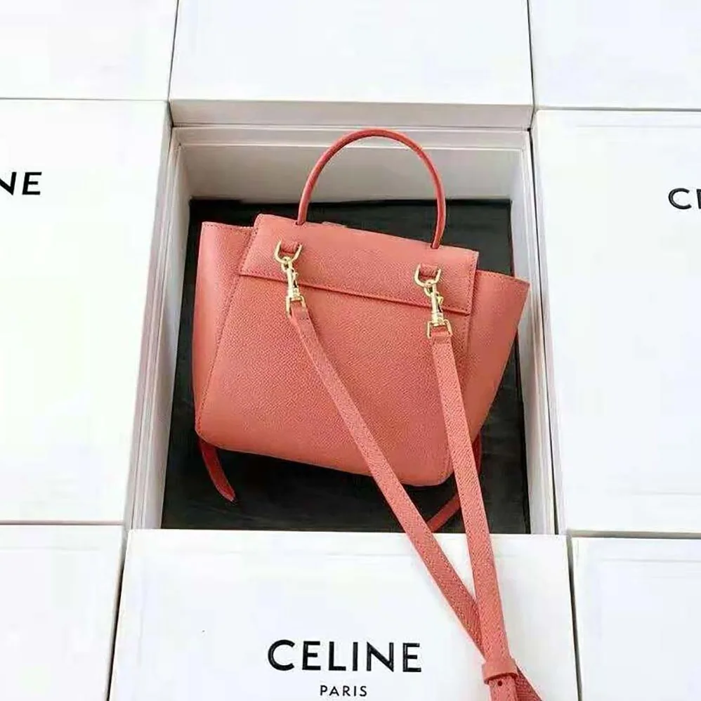 Celine Pico Belt Bag in Grained Calfskin Lychee for Women